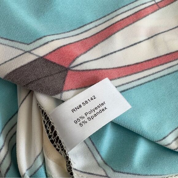 Boston Proper Multicolored Print Side Slits Maxi Dress Size 0 - Picture 15 of 16